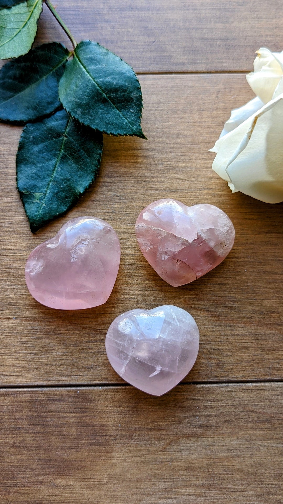 Rose Quartz Heart