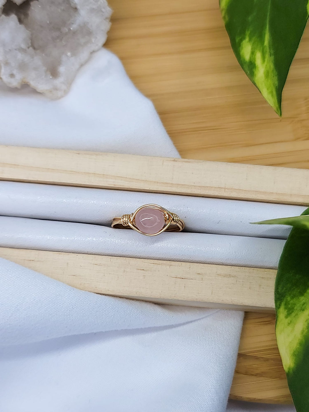 Rose Quartz Ring