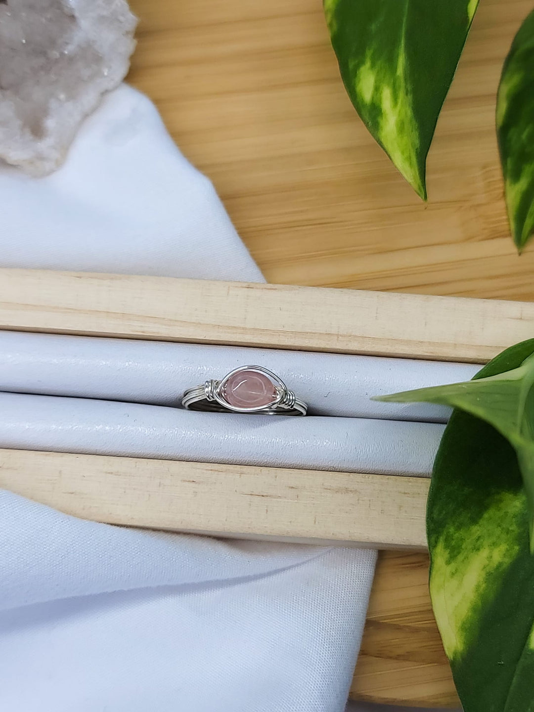 Rose Quartz Ring